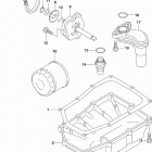 GSX250R Oil pan  /  oil pump