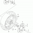 GSX,S1000A YA AZ Front wheel (gsx-s1000yal9 e28)