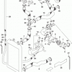 VL1500,C90 Radiator hose (vl1500tl9 e03)
