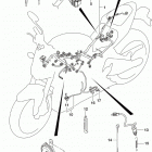 GSX,S750 Wiring harness (gsx-s750al9 e28)