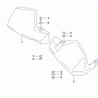 DL650A,XA Knuckle cover (dl650xa)