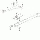 DR650SE Подножка