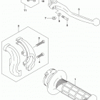 DR,Z400S Rh handle lever