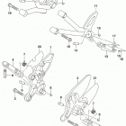 SV650,A,XA Footrest (sv650xal9 e28)