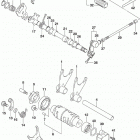 GSX,S750 Механизм  переключения передач