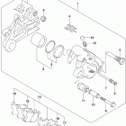 DL650A,XA Задний суппорт
