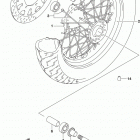 VL800 Front wheel (vl800l9 e28)