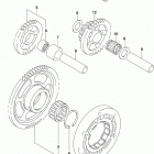 RMX450Z Муфта стартера
