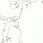 SV650,A,XA Front brake hose (sv650xal9 e28)