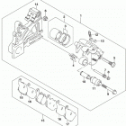 GSX,S750 Задний суппорт