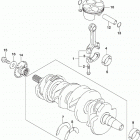 GSX,R600 Коленвал