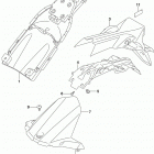 GSX,S1000A YA AZ Задний бампер