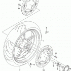 SV650,A,XA Front wheel (sv650xal9 e33)