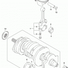 GSX,S1000A YA AZ Коленвал