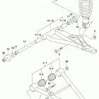 LT,A500X,XP Front suspension arm (lt-a500xl9 p28)