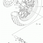 VL800 Front wheel (vl800tl9 e28)