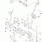 DR650SE Механизм  переключения передач
