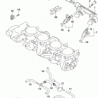 GSX,R750 Throttle body hose  /  joint (gsx-r750l9 e28)