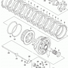 GSX1300RA Сцепление