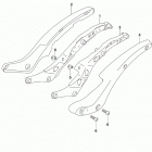 VL1500,C90 Rear frame (vl1500tl9 e33)