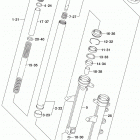 GSX250R Передняя вилка