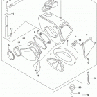 DR650SE Воздушный фильтр