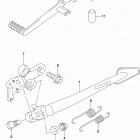 GSX,R600 Подножка