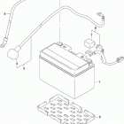 GSX,S750 Battery (gsx-s750zal9 e28)