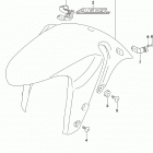 GSX,S750 Front fender (gsx-s750al9 e28)
