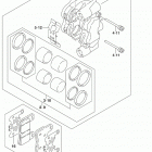 DL1000A,XA Передние тормоза