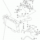 DL650A,XA Радиатор и Патрубки