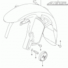 DL1000A,XA Front fender (dl1000al9 e33)