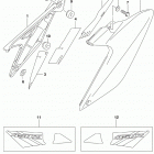 RMX450Z Обтекатель рамы