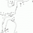 SV650,A,XA Front brake hose (sv650al9 e28)