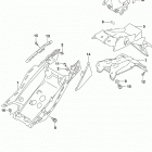 GSX250R Задний бампер