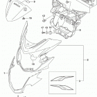 GSX,S750 Headlamp housing (gsx-s750yal9 e33)