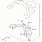 VZR1800,BZ M109R Seat tail box (vzr1800l9 e28)
