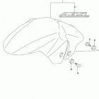 SV650,A,XA Front fender (sv650xal9 e33)