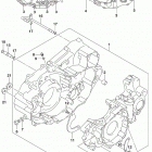 DR,Z400SM Картер двигателя