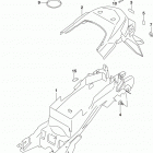 DL650A,XA Задний бампер