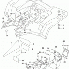 LT,A500X,XP Rear fender (lt-a500xpzl9 p33)
