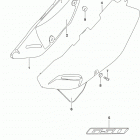 DR650SE Обтекатель рамы