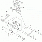 SV650,A,XA Rear cushion lever (sv650xal9 e28)