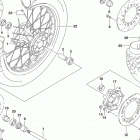 DR650SE Переднее колесо