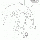 DL1000A,XA Front fender (dl1000xal9 e28)