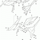 GSX250R Frame lower cover (gsx250rl9 p28)