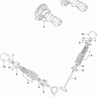 DR,Z400SM Распределительный вал  /  клапана
