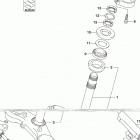 GSX,R600 Траверса нижняя