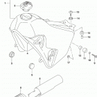 DR,Z400S Fuel tank (dr-z400sl9 e28)
