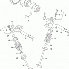 TU250X Распределительный вал  /  клапана